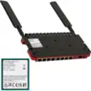 Thumbnail 4 de MIKROTIK 8-1000 1-SFP LCD USB L4 2,4GHz-1W-2x2 PoE L009UIGS-2HAXD-IN
