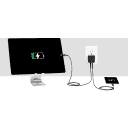 Thumbnail 1 de Dual Port USB Wall Charger 17W 3.4A