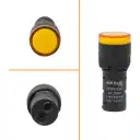 Thumbnail 0 de Naranjo LuzPiloto LED 220VAC 14mm-diametro 19mm-cabeza 45mm-altura