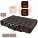 Thumbnail 1 de Router y Access Point MikroTik hAP be lite Wi-Fi 7 BE3600 Dual Band, 1x 2.5GbE + 3x GbE, USB-C, RouterOS L4.