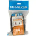 Thumbnail 0 de KALOP Type-C 1xUSB-C 1xUSB-A Total 3A 10W 100-240VAC Bastidor KS40493