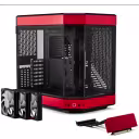 Thumbnail 0 de HYTE Y60 BLACK / RED (open Box) ATX CASE 3X 120mm Fan Riser Cable PCIe 4.0 Included Aesthetic CS-HYTE-Y60-R1-BR