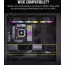 Thumbnail 1 de Gabinete Corsair 480T RGB 2*USB3.0 Vidrio Templado Filtro polvo ATX Negro
