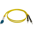 Thumbnail 2 de 1mt LC-ST/UPC MonoModo SM Duplex Jumper Cable Fibra 9/125um 3mm LSZH