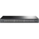 Thumbnail 0 de TP-Link JetStream T2600G-52TS - Conmutador - Gestionado - 48 x 10/100/1000 + 4 x Gigabit SFP - montaje en rack