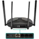 Thumbnail 1 de MERCUSYS WiFi6 AX1800 5GHz+2,4GHz 1201+574mbps 4-ant-fija 3-1000 1-WAN