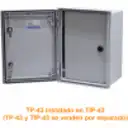 Thumbnail 0 de TIBOX 365x245mm Contrapuerta Metalic p/Tablero Gabinete 400x300 TIP-43