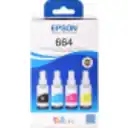 Thumbnail 0 de Pack 4x Botella de Tinta Epson T664 BCMY, L110 L210 L355 L455 L555 L655, 4000Pág