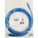 Thumbnail 4 de LINKMADE 5MT CAT5E AZUL LSZH CABLE PATCH INYECTADO MULTIFILAR