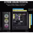 Thumbnail 3 de Gabinete Corsair 480T RGB 2*USB3.0 Vidrio Templado Filtro polvo ATX Negro