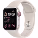 Thumbnail 0 de Apple Watch SE 2022 40mm (GPS + Cellular / Starlight Aluminium Case / Starlight Sport Band / S-M) [MXGJ3BE/A]