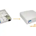 Thumbnail 0 de 2-Manguito 2-CL-Recta IP20 Caja Blanca Terminacion Fibra NAP