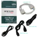 Thumbnail 5 de ENERSAFE 108WH 2x9AH 1KVA 900W 0/4ms UPS Torre Online DB9H USB SNMP