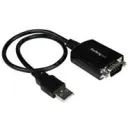 Thumbnail 1 de Adaptador USB 2.0 Tipo-A a Serial DB9 RS232 M/M 1ft 0.3mt Negro - StarTech