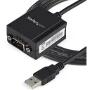 Thumbnail 3 de Adaptador USB 2.0 Tipo-A a Serial DB-9 RS232 Cable 1.8mt Negro - StarTech