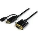 Thumbnail 6 de Cable Adaptador HDMI Macho + mUSB Hembra a VGA Macho, 1080p 1.8mt Act - StarTech