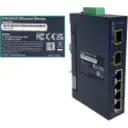 Thumbnail 1 de PLANET 4-100 2-SFP-100 Switch Industrial no-Admin Riel-DIN 12-48VDC/24
