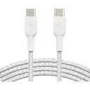 Thumbnail 4 de Belkin Cable BoostCharge USB-C to USB-C Braided 1mts. White