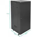 Thumbnail 5 de Rack Linkmade 27U Fondo 60cm x Ancho 19", Bandeja 30cm PDU
