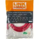 Thumbnail 4 de LINKMADE 7,5MT CAT5E ROJO LSZH CABLE PATCH INYECTADO MULTIFILAR 7.5