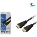Thumbnail 0 de Cable HDMI M/M 3840x2160p 30AWG PVC Cobre 3mts Color negro - XTech