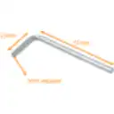 Thumbnail 1 de Llave Allen 3mm x 57mm x 23mm Hexagonal 3.0mm 3,0mm