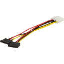 Thumbnail 1 de 1-MOLEX-M 2-SATA-H Cable de poder tipo-Y 15cm