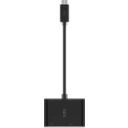 Thumbnail 9 de Belkin USB-C to VGA + Charge Adapter - Conversor de interfaz de vídeo - USB-C (M) a HD-15 (VGA), USB-C (solo alimentación) (H) - negro - compatibilidad con 1080p, USB Power Delivery (60W)