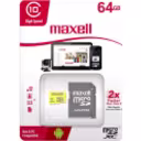 Thumbnail 0 de Maxell microSDXC 64 GB Class 10 (346307)