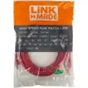 Thumbnail 2 de Cable de Red Linkmade Categoria 5e Rojo Longitud 10 metros Patch Inyectado Mult.