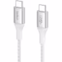 Thumbnail 2 de Cable USB-C a USB-C 240W de 2.0 Mt trenzado Belkin blanco