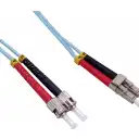 Thumbnail 2 de 3MT LC-ST OM3 MULTIMODO MM DUPLEX JUMPER FIBRA 3.0MM 50/125UM