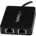 Thumbnail 2 de StarTech.com USB-C to Dual Gigabit Ethernet Adapter with USB 3.0 Type-A Port USB