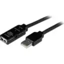 Thumbnail 0 de Cable Extensión USB 2.0 Tipo-A M/H 5mt  Activo Negro - StarTech