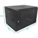 Thumbnail 0 de LINKMADE 45CM-FONDO 7U GABINETE RACK PARED NEGRO