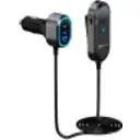 Thumbnail 0 de Klip Xtreme KCC-100 - Car power adapter - 100 Watt - 4x 24pin USB-C / 2x 9pin USB-A - Cellular phone / Tablet - Car - Para Smartphones, tablets, small devices