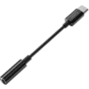 Thumbnail 2 de GENIUS AUDIO ADAPTOR CABLE JACK 3.5mm to PLUG TYPE-C-ACC-C100-BK