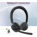 Thumbnail 6 de Audifono Lenovo Dual-Mode Wireless ANC 6550 USB-A Teams Bluetooth5.3