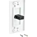 Thumbnail 3 de Tapa de Pared HDMI Hembra de 1 Salida Color Blanco
