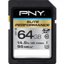 Thumbnail 0 de PNY Elite Performance SDXC 64 GB UHS-I (Speed Class 3) (P-SDX64U395-GE)