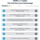 Thumbnail 7 de 6ft 2m Certified HDMI 2.1 Cable - 8K/4K