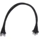 Thumbnail 2 de Cable de Red Linkmade 4 Unidades Cat6 LSZH Cable Patch inyectado 4x0,5mt NEGRO 
