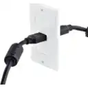 Thumbnail 4 de Tapa de Pared HDMI Hembra de 1 Salida Color Blanco