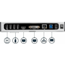 Thumbnail 4 de Docking Station StarTech Host USB 3.0, Prtos HDMI DVI 6*USB3.1 USB-B Audio LAN.