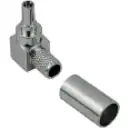 Thumbnail 0 de CRC9-Macho 90-Grados LMR195 Conector Crimpeable RG58 RG142