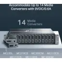 Thumbnail 4 de TPL CHASIS MEDIA CONVERT 14 SLOT TL-MC1400