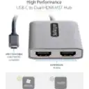 Thumbnail 1 de USB-C to Dual HDMI MST HUB 4K 60Hz