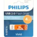 Thumbnail 0 de PHILIPS PENDRIVE VIVID 4GB (naranja) 2.0 FM04FD05B/97