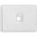 Thumbnail 2 de UI 1-unidad Blanco 1-Keystone Horizontal Faceplate Pintable 118x88mm
