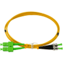 Thumbnail 1 de 1mt SC/APC-ST/APC MonoModo SM Duplex Jumper Cable Fibra 9/125um 3mm